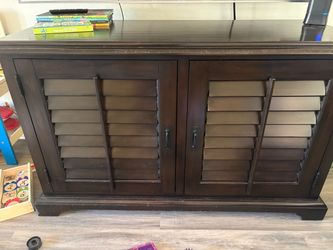 Pottery Barn Media Console Cabinet