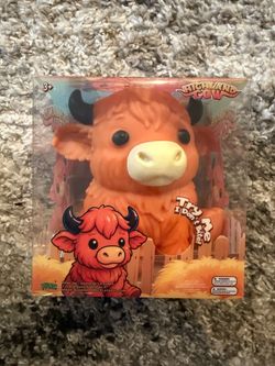 RARE Black Eyed Highland Cow Squishy