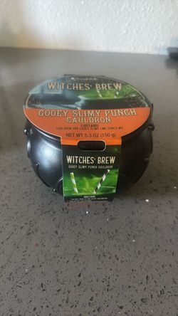 Witches' Brew Gooey Slimy Punch Cauldron