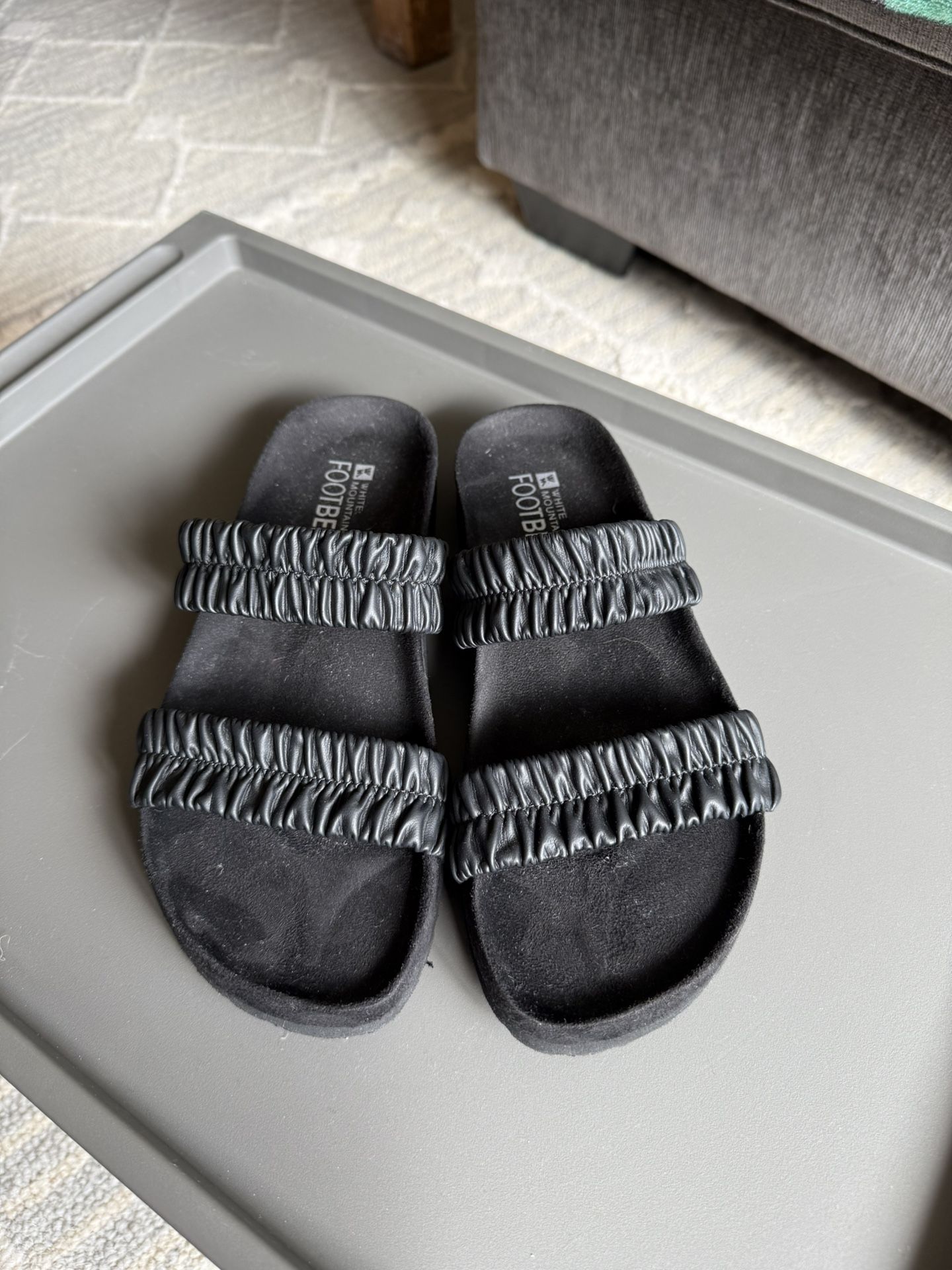 Strappy Black Sandals Size 7