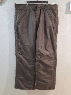 Mens Iceburg Black Insulated Snow Pants xl