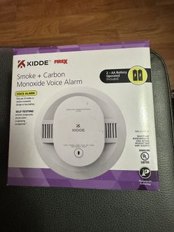 kidde smoke carbon monoxide voice alarm - $55