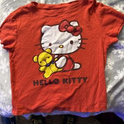 Hello Kitty T-shirt $6 Size 5 (used)