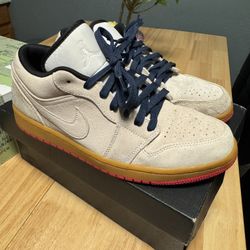 Jordan 1 Low White Gum Hyper Pink