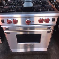 Wolf Professional Stove 30” Natural Gas  4 Burners 