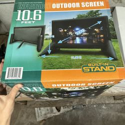 Blow Up Projector Screen