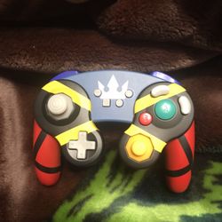 Custom Painted Sora GameCube Controller ( Kingdom Hearts 2 )