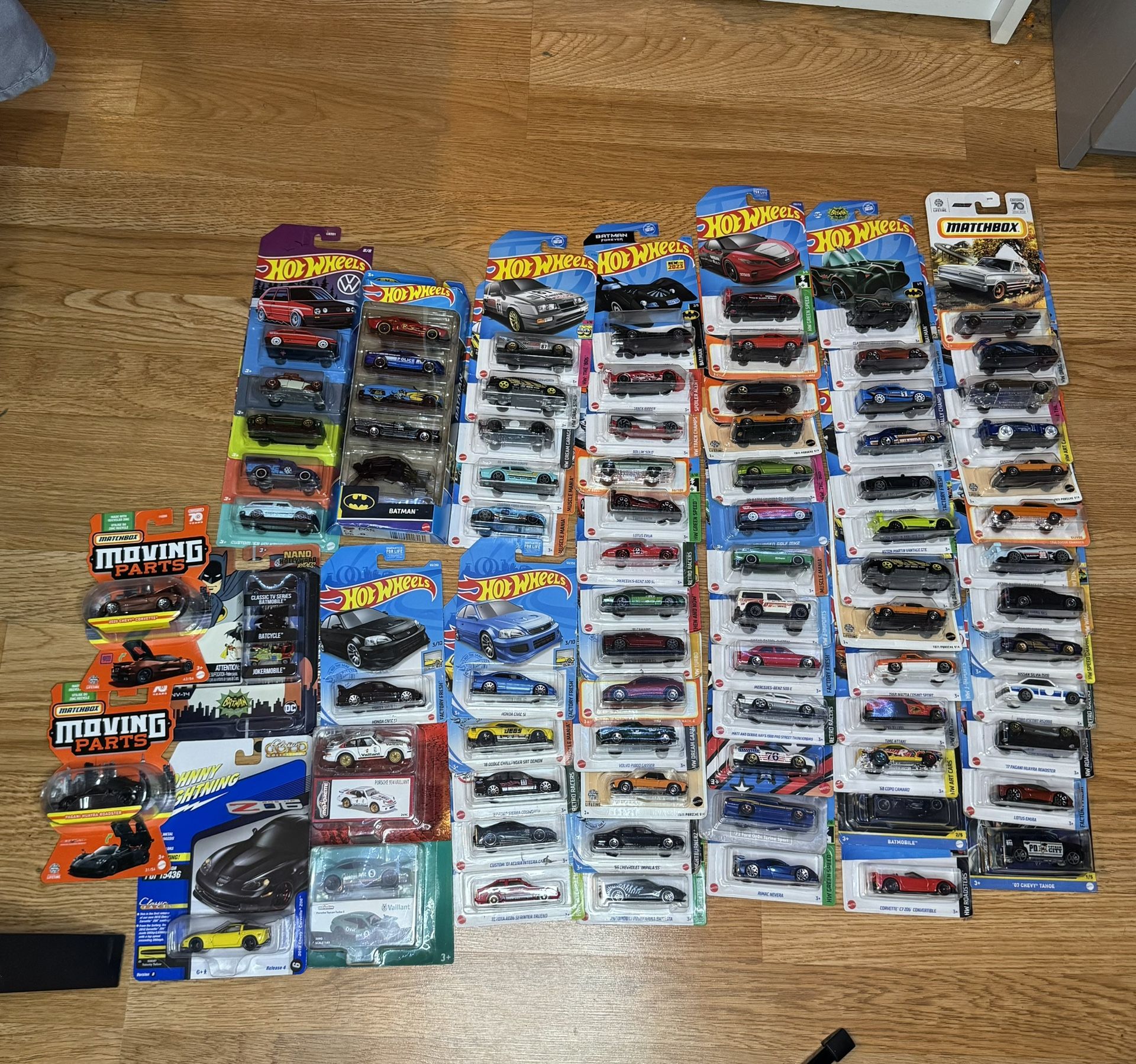 Hot Wheels Collection Over 50+ Cars
