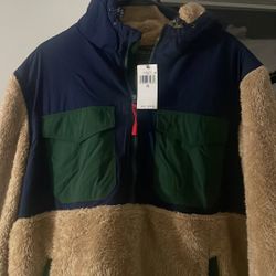 Polo Fleece Sherpa Hoodie XL