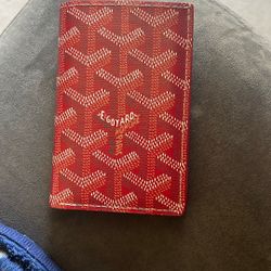 Goyard Saint Pierre Card Wallet - Red