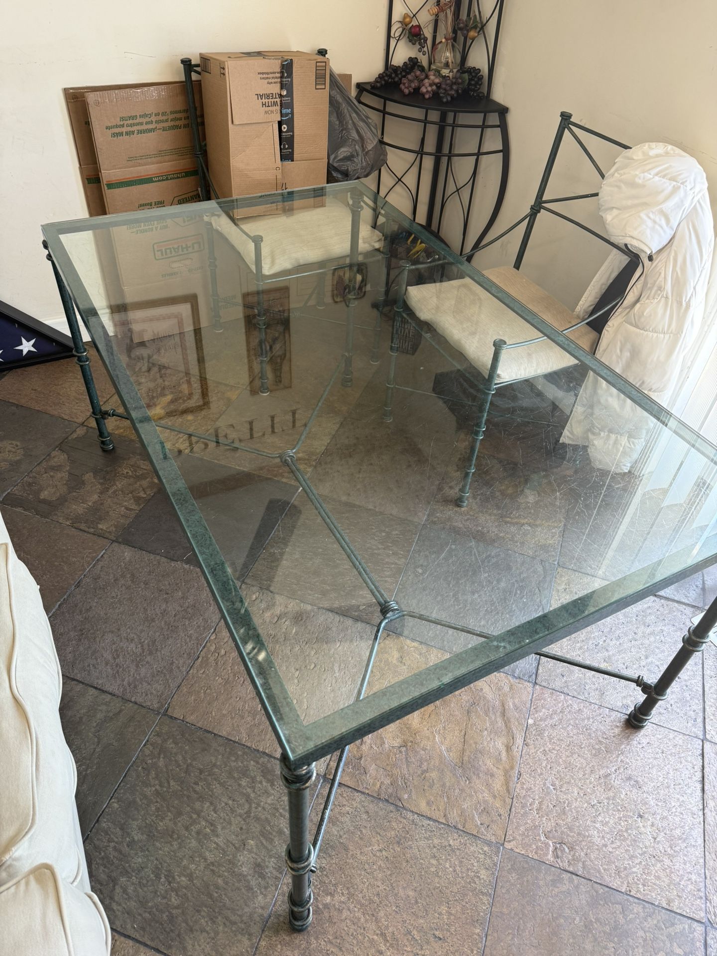 Glass Dining Room Table With 4 Chairs