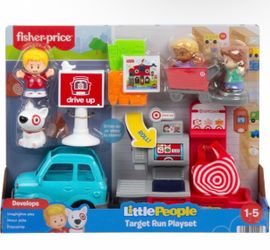 NEW Fisher-Price Little People Target Run Playset for Toddlers & Kids' 11 Play Pieces