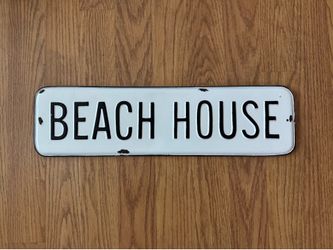 Beach House Street Sign 🏝️