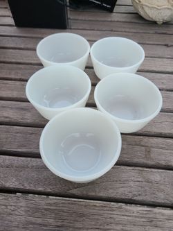 USA made Small white bowls