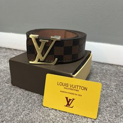 LV Belt (black,grey monogram) for Sale in Queens, NY - OfferUp