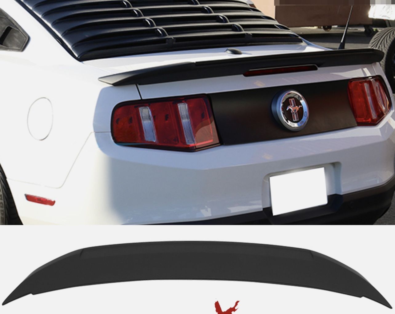 10-14 Ford Mustang Coupe Shelby GT V6 GT500 Trunk Spoiler 