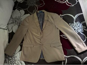 Sean Alexander Tan Stretch Blazer Jacket 44R