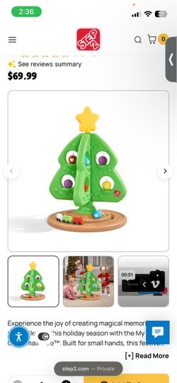 Step2 My Little Christmas Tree Toy