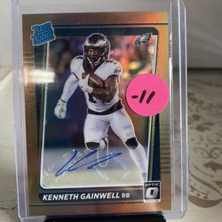 2021 Kenneth Gainwell Rated Rookie Auto