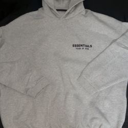 Gray Essentials Hoodie 