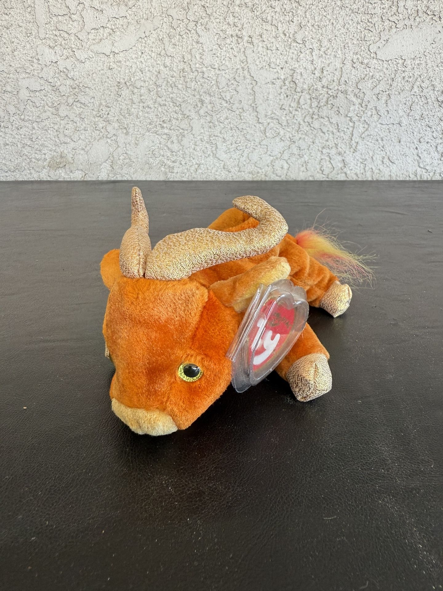 TY Zodiac Beanie Baby Named Ox 