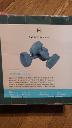 Dumbbells 10lbs each 2 in the Box