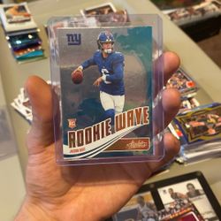 Jaxson Dart Panini 2025 Absolute Rookie Wave RW-JDT New York Giants