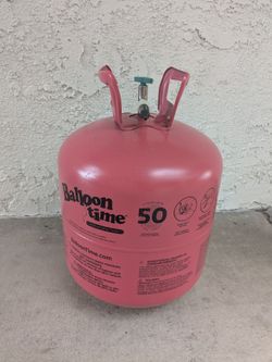 Helium tank empty