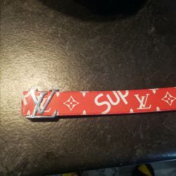 Supreme Louis Vitton Collaboration Belt 