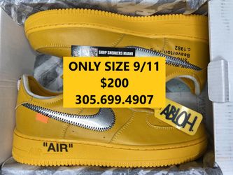 Nike Air Force 1 Low Off-White ICA University Gold (size 11m) for Sale in  Fort Lauderdale, FL - OfferUp