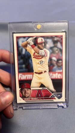 Mike trout baseball card