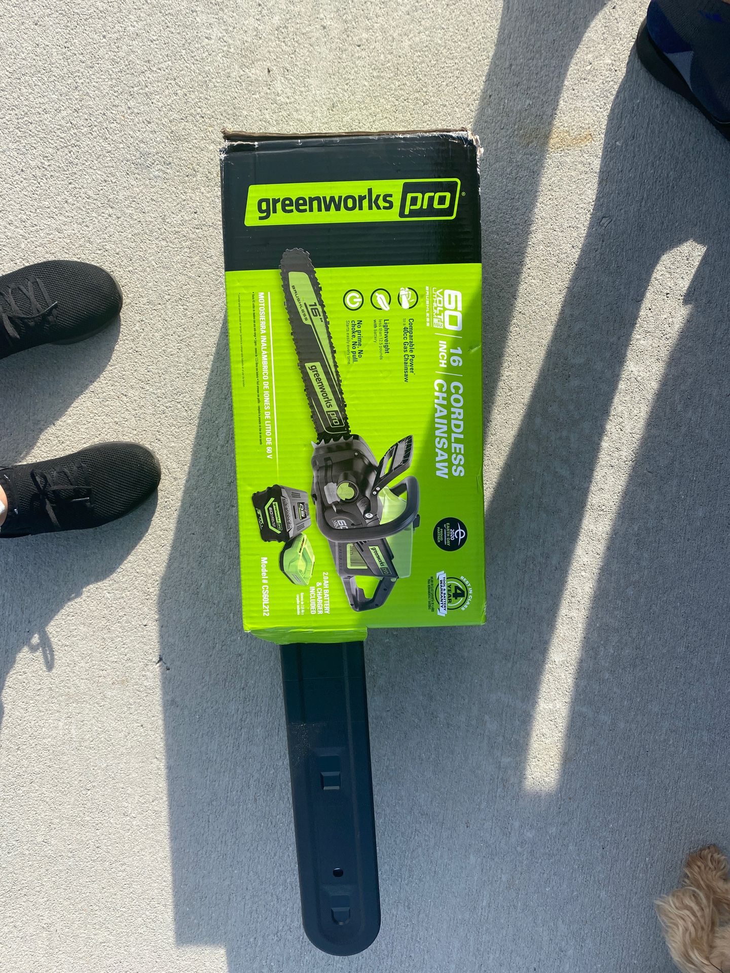 Cordless chainsaw brand new