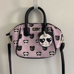 Luv Betsey Johnson Panda Unicorn Satchel Crossbody Shoulder Bag