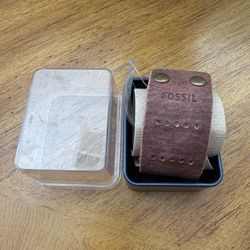 Leather Fossil band