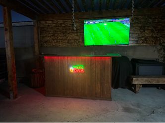 Bar with outlet