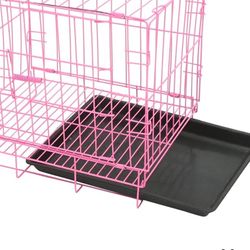14 Inch Small Pink Metal Cage