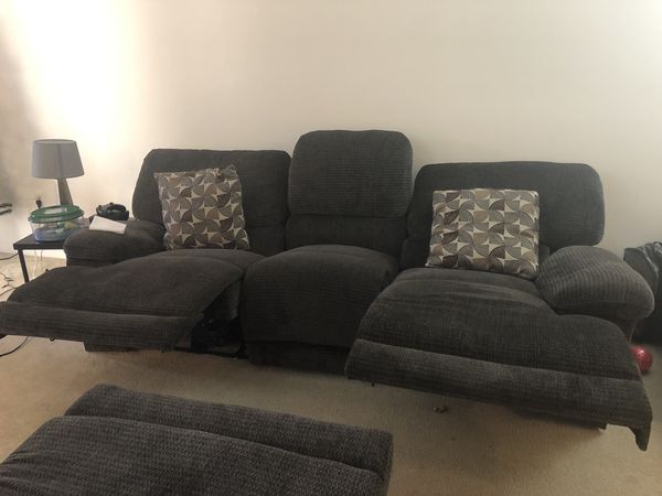 Bobs Furniture Reclining Sofa Set For Sale In Fairfax Va Offerup