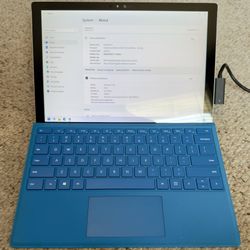 Microsoft Surface Pro 4 - 4GB RAM, Intel Core m3, Windows 11 Pro - Excellent Condition + Surface Book Desktop Charger