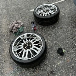 17 Inch Universal rims and tires 