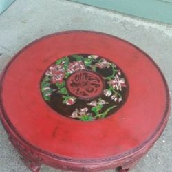 Antique Asian Tea Table 