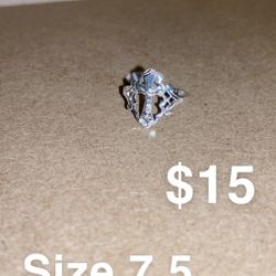 Silver Ring Size 7.5