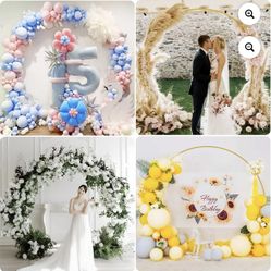 WEDDING ARCH FLORAL ARCH GOLD 6ft
