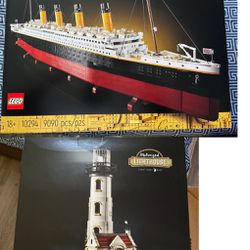 LEGO Titanic & LEGO Lighthouse 