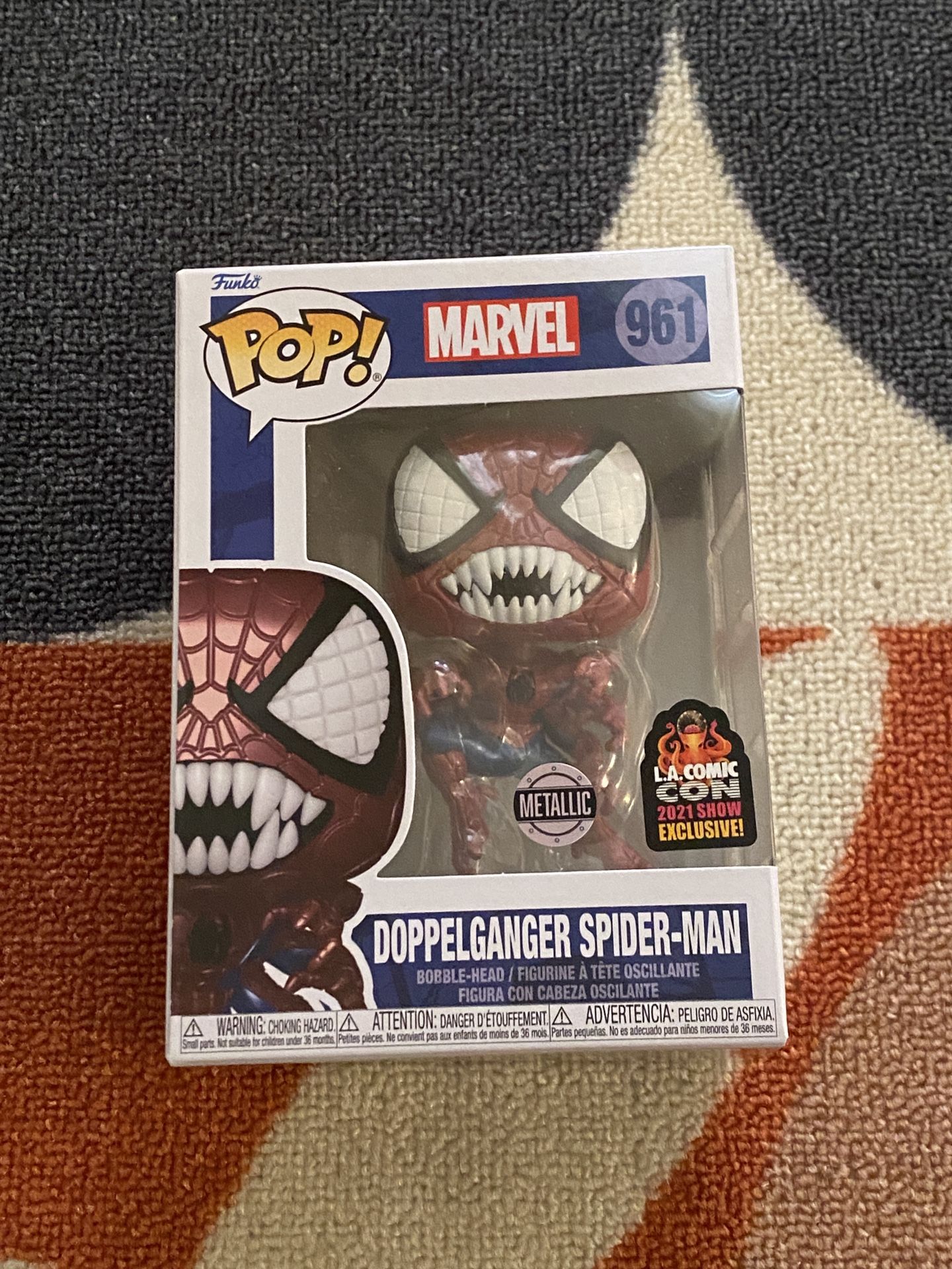 Funko Arvel Pop! Doppelganger Spider-an Vinilo Bobble-Head 2021 L.A