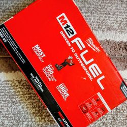 Milwaukee M12 Fuel Brushless Cordless 1/2in Stubby Impact Wrench Kit. $230