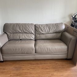 Leather Pull Out Couch For Sale