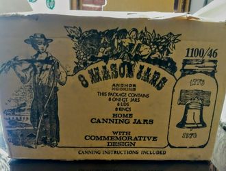 Collectable Vintage Liberty Mason Jars