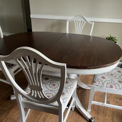 FREE- Farm Table With 6 Chairs