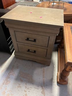 Grey nightstand (in store)