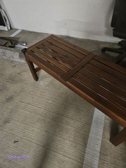 IKEA ÄPPLARÖ Outdoor Wood Bench